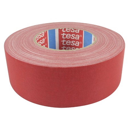 Gaffer professionnel TESA 04671 - 50mm x 50m Rouge