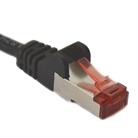 Cordon Ethernet CAT. 6a S/FTP - RJ45/RJ45 - Couleur NOIR - Long. 1m