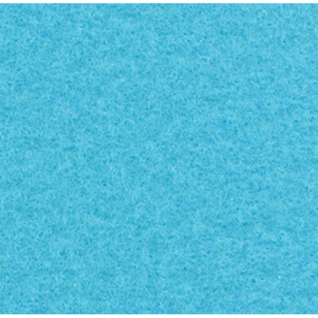 Moquette aiguillétée filmée rouge - coloris 0924 - Turquoise - 2x50m