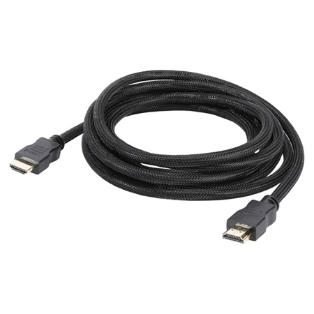 Cordon HDMI High-Speed avec Ethernet 1.4 SOMMER - Noir - Long. : 7,5m