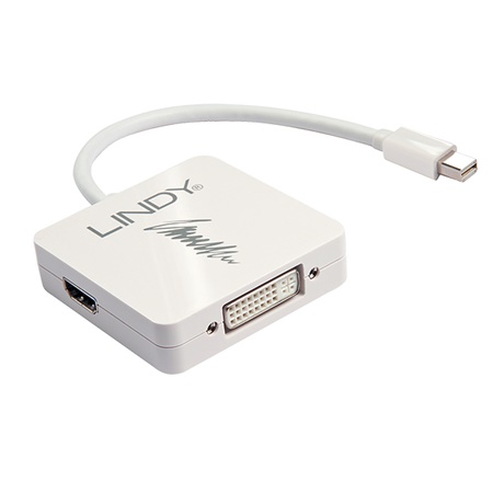 Adaptateur Mini DisplayPort/Thunderbolt mâle - HDMI/DVI-D/DP femelle