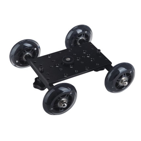Skate Dolly pour reflex ou petite caméra E-IMAGE à 4 roues droite