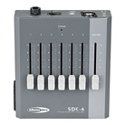 Console DMX manuelle 6 circuits sur piles ou secteur SHOWTEC SDC-6