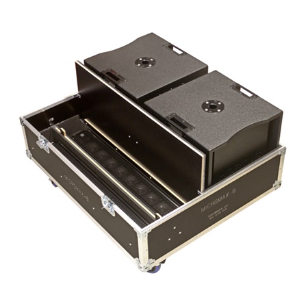 Flight case pour 2 CBA10 + 2 CLA85 HORTUS