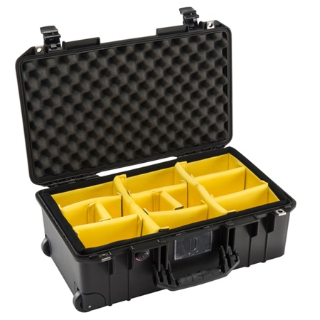 Séparateurs classiques en Velcro pour valise PELI Air 1535 - Jaune