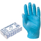 Boite de 100 gants à usage unique nitrile bleu poudré - Taille M