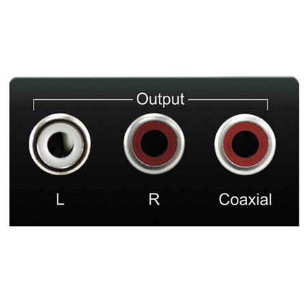 Convertisseur BLUSTREAM Audio numérique S/PDIF et Toslink vers analog.