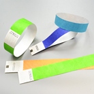 Lot de 10 bracelets à usage unique en Tyvek numéroté - Rouge