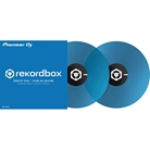 Paire de vinyle de contrôle Rekordbox DJ bleu Pioneer DJ