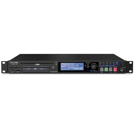 Enregistreur CD/SD/SDHC/SDXC/USB pilotable en réseau SS-CDR250N Tascam