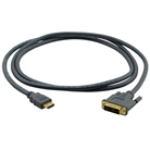 Cordon HDMI High-Speed vers DVI-D KRAMER - Noir - 15cm