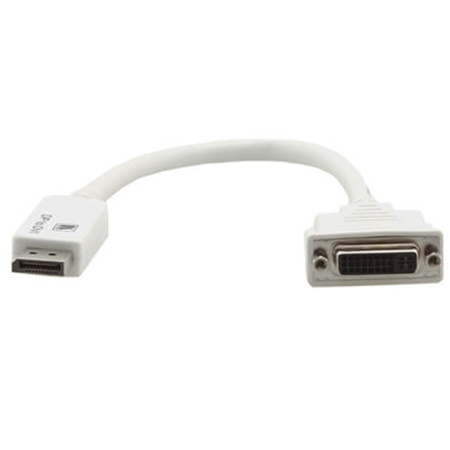 Cordon adaptateur KRAMER DisplayPort mâle - DVI-I femelle