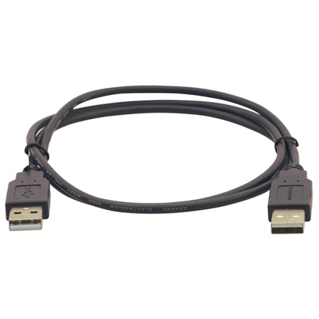Cordon USB 2.0 modèle A mâle - A mâle KRAMER C-USB/AA- - long. 4,6m