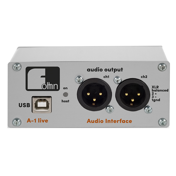 INTERFACE CONVERTISSEUR AUDIO XLR / USB AVEC CARTE SON & LOGICIELS