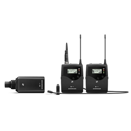 Système HF portable EWG4 série 500 combo plug-on + MKE2 Sennheiser
