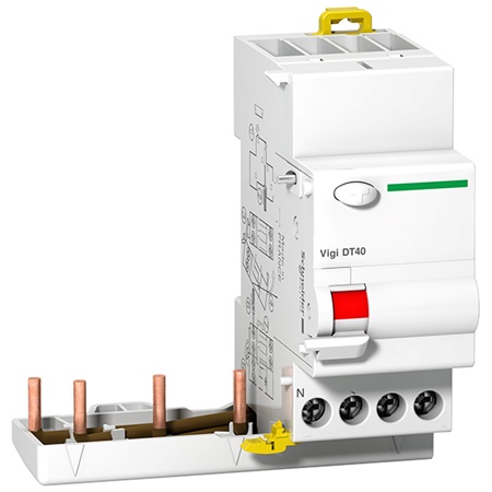 Bloc différentiel 4P DT40 Maxi 40A 300mA type Ac SCHNEIDER A9N21473