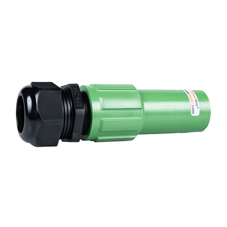 Fiche PowerLock® femelle source 750A verte