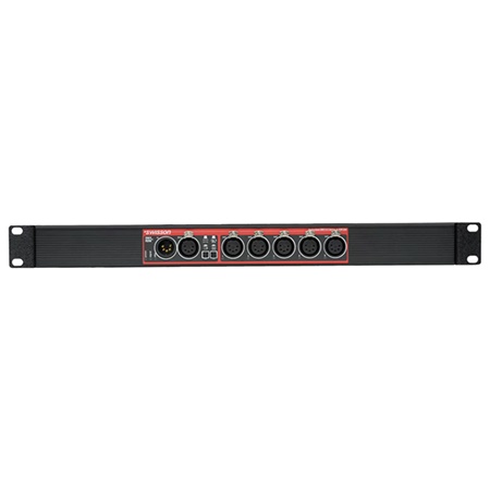 Splitter booster DMX/RDM Swisson 1:5+1 Dmx 5pts rackable 1U