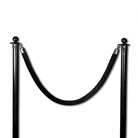 Potelet ou poteau à corde noir WENTEX - Hauteur : 120cm