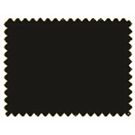 Rideau molleton coton 320 g/m² noir - Dim. (LxH) : 1,20 x 1,20m