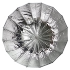 Parapluie Réflecteur Argenté/Silver CARUBA - Diamètre : 130cm