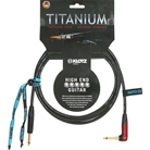 Cordon de guitare très flexible KLOTZ Titanium Jack mono 6.35 - 4,5m