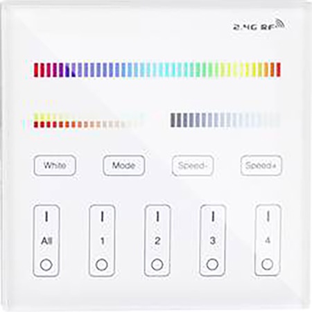 Télécommande murale RF tactile RGB + RGBW - LUMIHOME