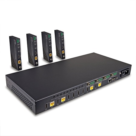 Matrice Switch 4x4 LINDY 4 entrées HDMI - 4 sortie HDBaseT 4K@60Hz