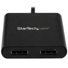 Adaptateur MST Hub StarTech USB 3.1 ou USB-C vers 2 HDMI 4K UHD 30Hz