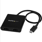 Adaptateur MST Hub StarTech USB 3.1 ou USB-C vers 2 HDMI 4K UHD 30Hz