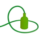Luminaire à Suspension en cordage avec douille E27 - Vert - VELLEMAN