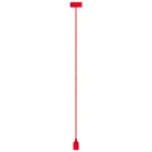 Luminaire à Suspension en cordage avec douille E27 - Rouge - VELLEMAN