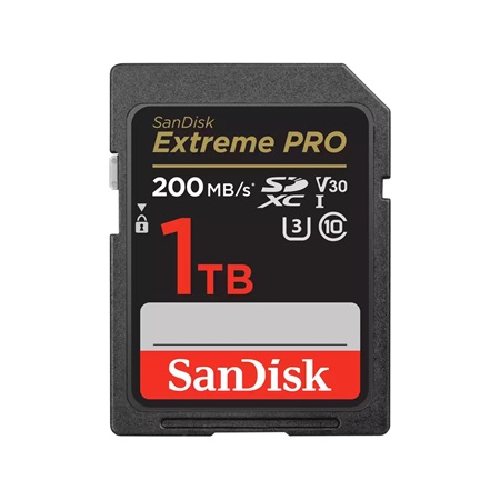 Carte mémoire SANDISK SD XC Extreme Pro - 1To