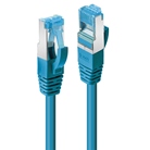 CAT6A-STD05BL - Cordon de patch Ethernet CAT. 6a S/FTP LSZH LINDY - 50cm - Bleu