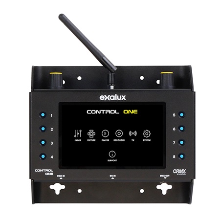 Console DMX autonome 512 canaux CRMX intégré CONTROL ONE Exalux