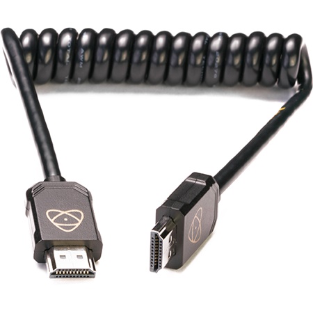 Cordon spiralé HDMI mâle - mâle ATOMOS - 30cm