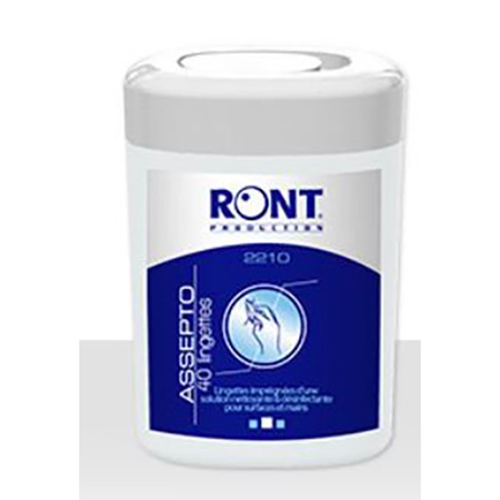 ASSEPTO - 40 lingettes impregnées Bactéricides - RONT