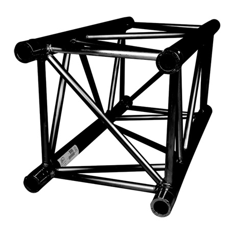 Elément de structure carré SC390 ASD - 1m - noir