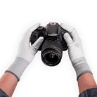 Paire de gants blanc Caruba Anti-static Cleaning Gloves Wit