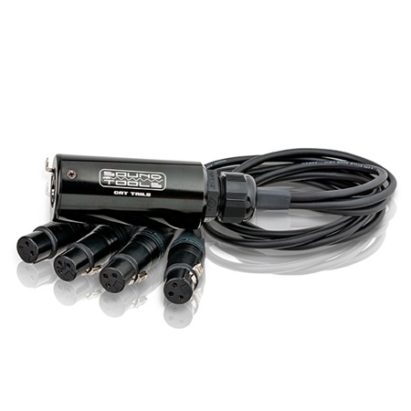 Soundtools CAT TAILS - Ethercon vers 4 x XLR 5pts femelle