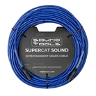 Cordon EtherCON Soundtools SuperCAT sound bleu - longueur 30m