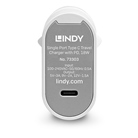 Alimentation/Chargeur secteur de voyage LINDY USB-C 18W