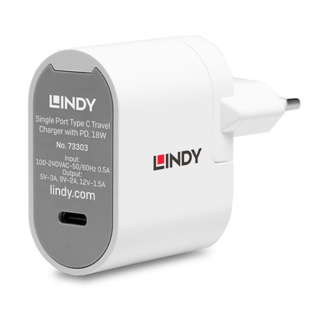 Alimentation/Chargeur secteur de voyage LINDY USB-A et USB-C 100W