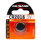 Pile bouton CR2016 Lithium 3V Ansmann (blister de 1)