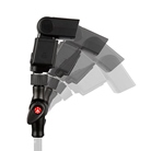 Rotule parapluie en aluminium MANFROTTO tilt avec griffe porte flash