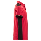 Polo polyester/coton Snickers Workwear - Rouge/Noir - Taille XS