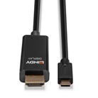 Cordon LINDY USB 3.1 type C - HDMI - 4K60 HDR- 5m
