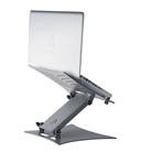 Support de laptop design, inclinable et repliable 12195 K&M - gris