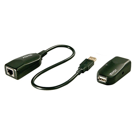 Kit Emetteur/Récepteur USB 2.0 LINDY sur câble Cat.5e / 6