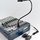 Eclairage console Led Littlite - XLR3 coudé avec variateur - long 46cm